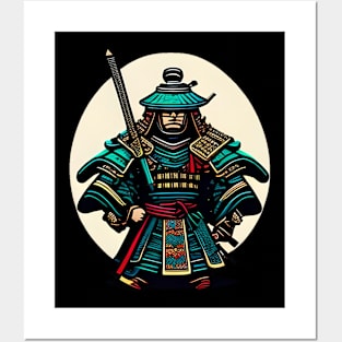 Samurai Logo Posters and Art